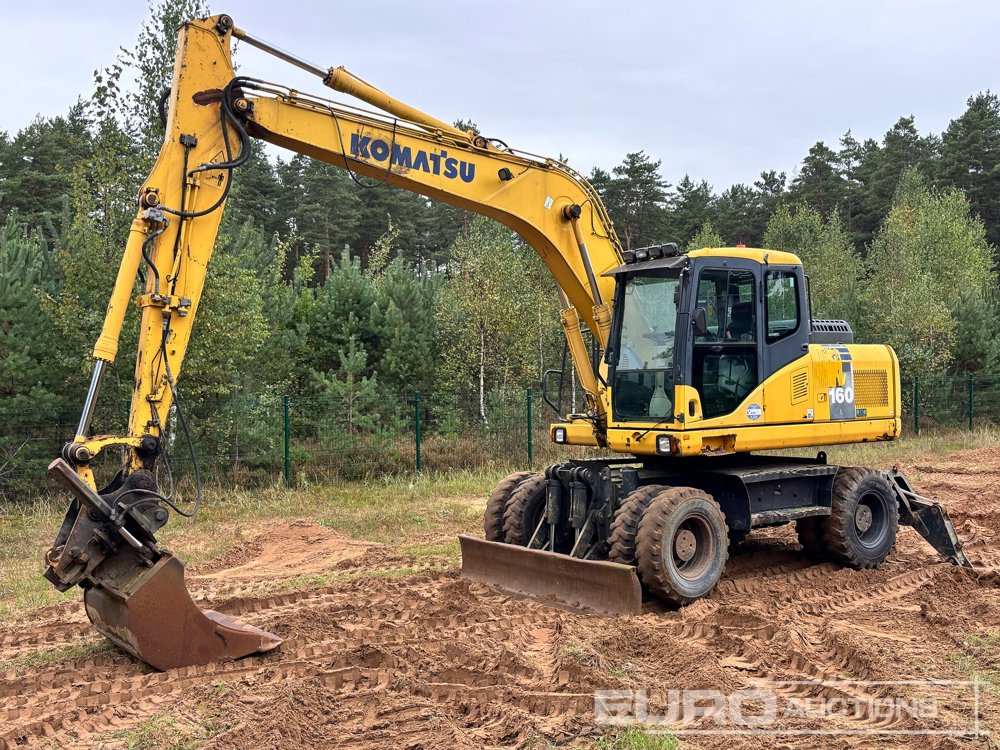 2011 Komatsu PW160-7E0 - Kolesové rýpadlo: obrázek 1 2011 Komatsu PW160-7E0 - Kolesové rýpadlo: obrázek 1