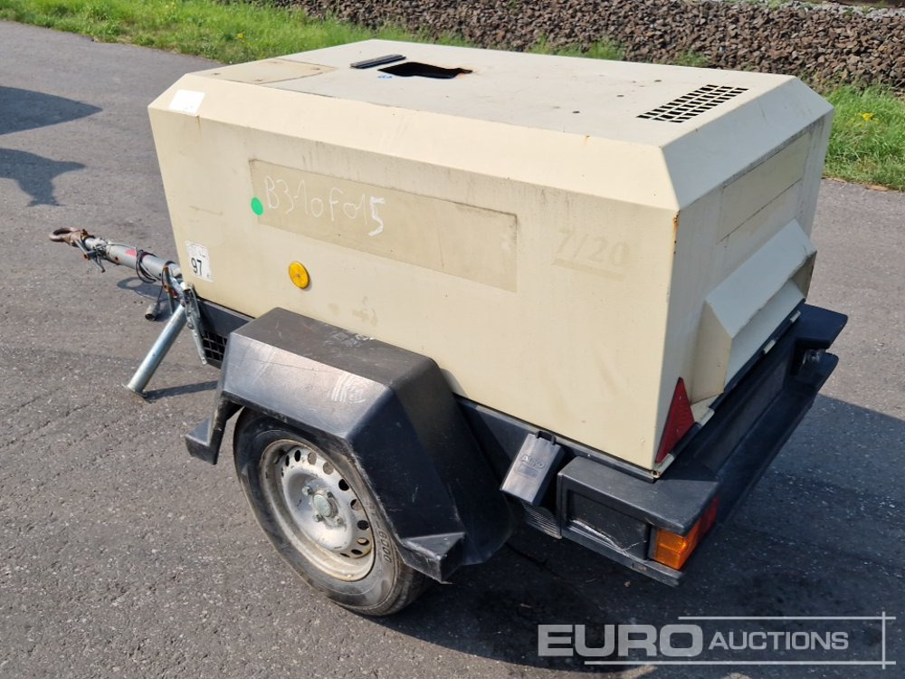 2013 Doosan 7/20 65CFM - Mobilní kompresor: obrázek 2 2013 Doosan 7/20 65CFM - Mobilní kompresor: obrázek 2