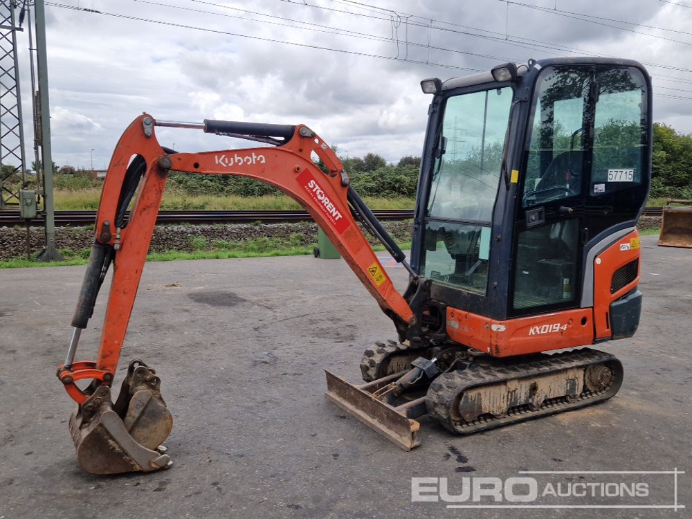 2013 Kubota KX019-4 - Mini rýpadlo: obrázek 1 2013 Kubota KX019-4 - Mini rýpadlo: obrázek 1