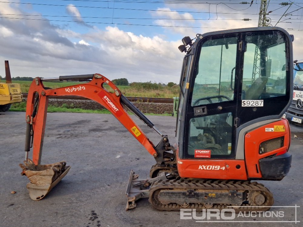 2014 Kubota KX019-4 - Mini rýpadlo: obrázek 2 2014 Kubota KX019-4 - Mini rýpadlo: obrázek 2