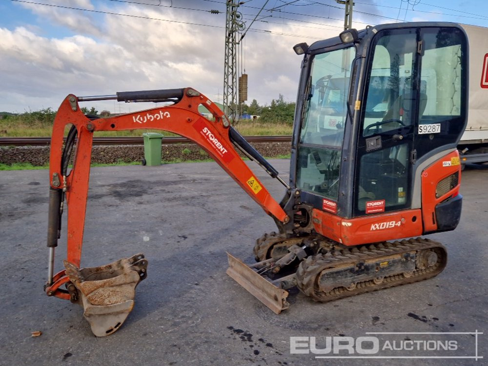 2014 Kubota KX019-4 - Mini rýpadlo: obrázek 1 2014 Kubota KX019-4 - Mini rýpadlo: obrázek 1
