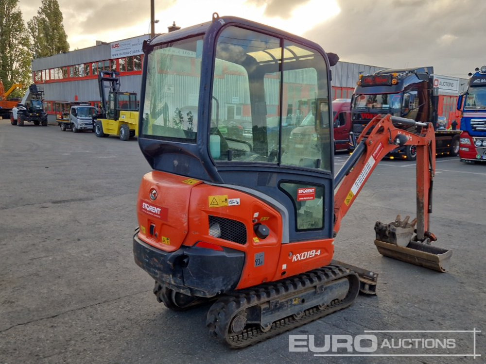 2014 Kubota KX019-4 - Mini rýpadlo: obrázek 5 2014 Kubota KX019-4 - Mini rýpadlo: obrázek 5