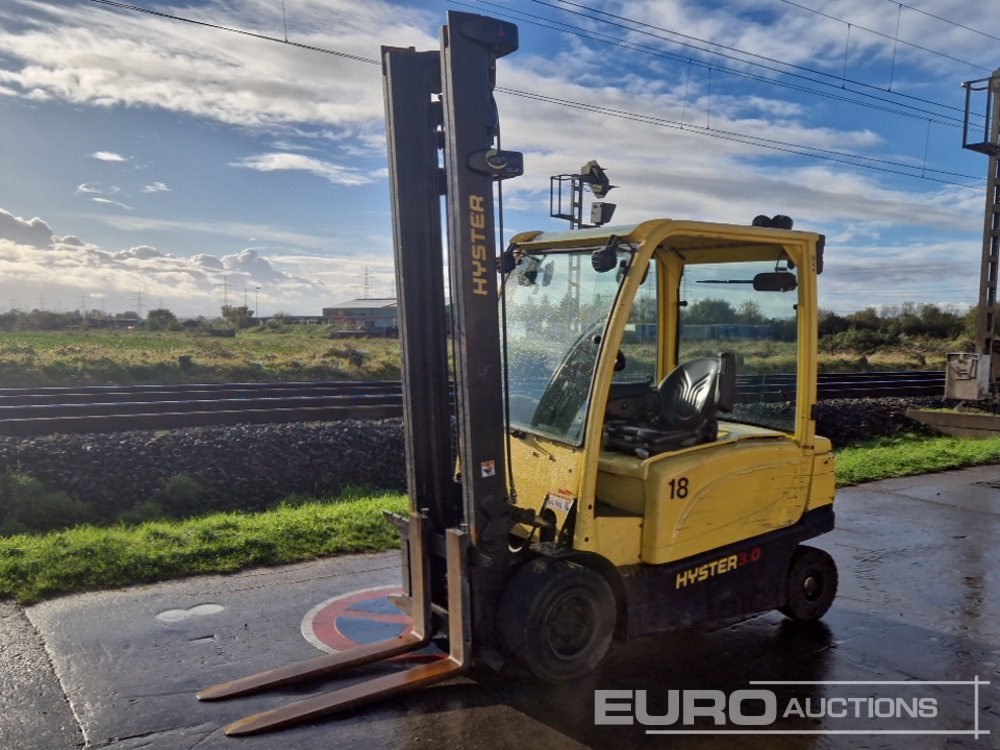 2016 Hyster J3.0XN 3 Ton Electric Forklift, 2 Stage Mast, Forks, - Elektrický vysokozdvižný vozík: obrázek 1 2016 Hyster J3.0XN 3 Ton Electric Forklift, 2 Stage Mast, Forks, - Elektrický vysokozdvižný vozík: obrázek 1