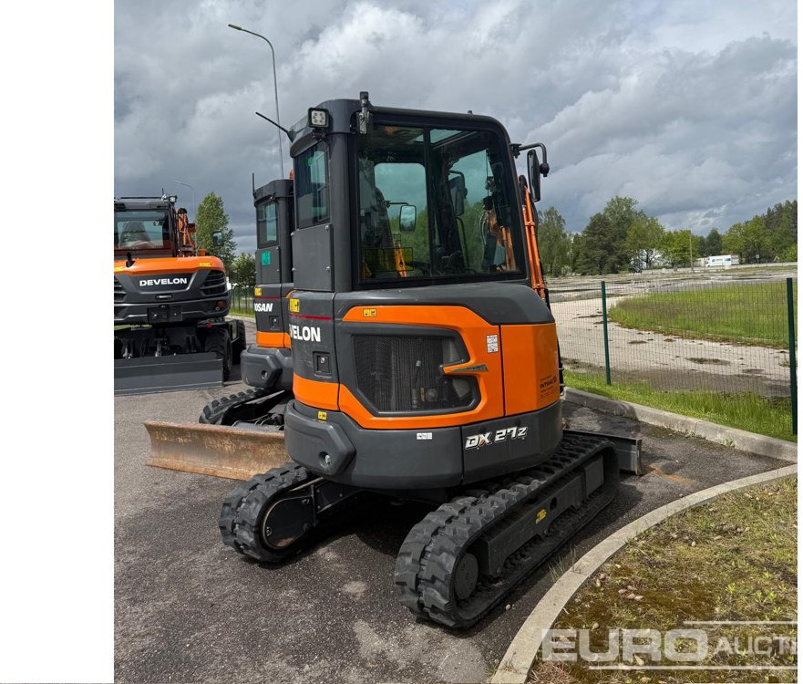 2023 Develon DX 27Z-7 2 buckets - Mini rýpadlo: obrázek 3 2023 Develon DX 27Z-7 2 buckets - Mini rýpadlo: obrázek 3