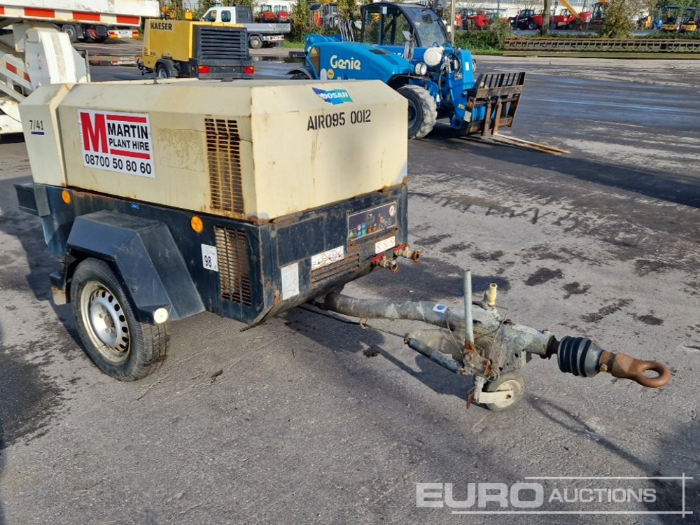 Doosan 7/41 140CFM - Mobilní kompresor: obrázek 4 Doosan 7/41 140CFM - Mobilní kompresor: obrázek 4