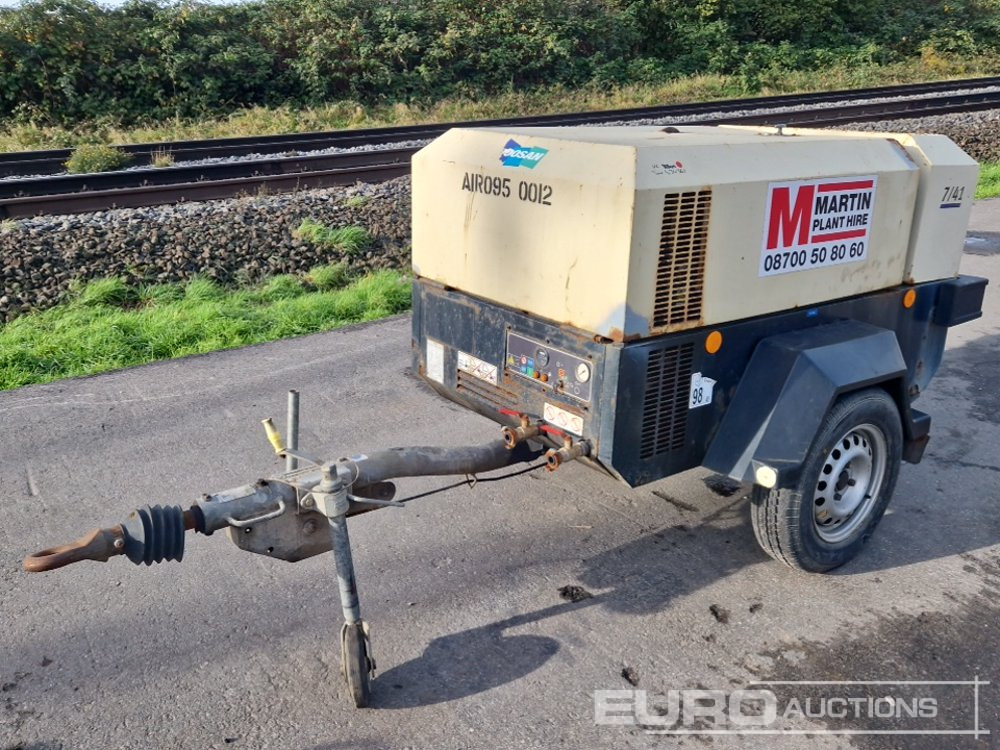 Doosan 7/41 140CFM - Mobilní kompresor: obrázek 1 Doosan 7/41 140CFM - Mobilní kompresor: obrázek 1