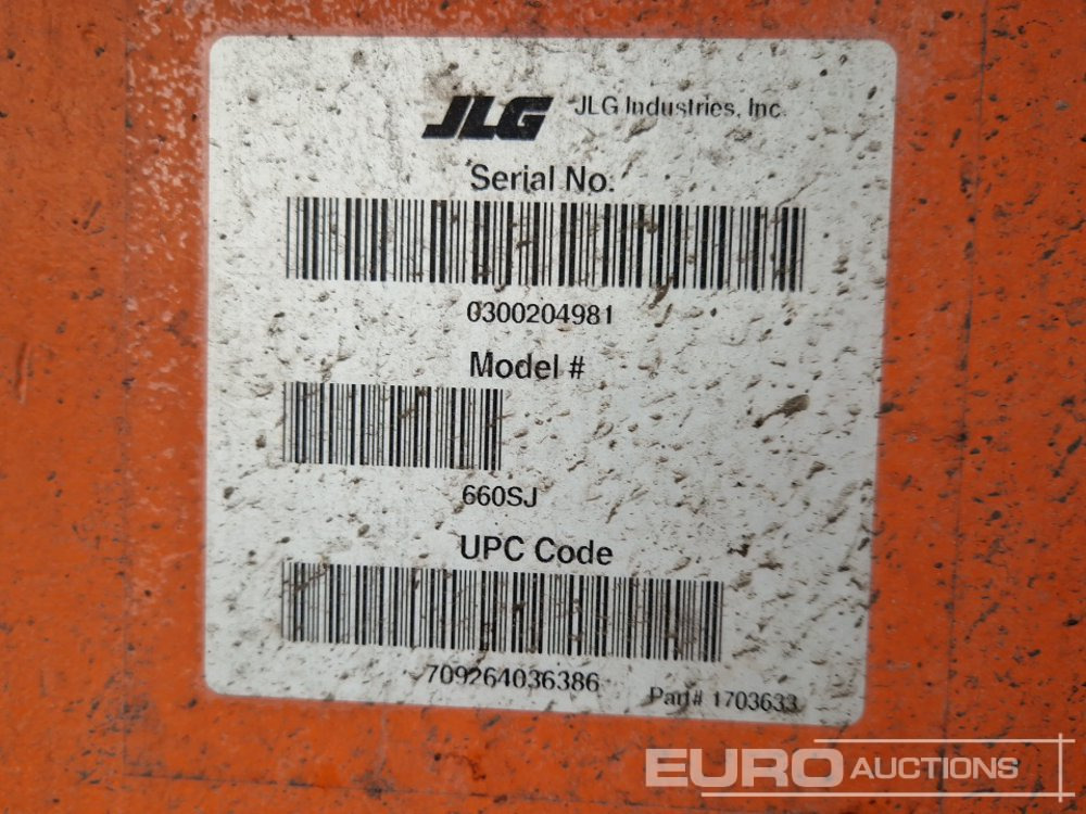 Pracovní plošina JLG 660SJ: obrázek 32