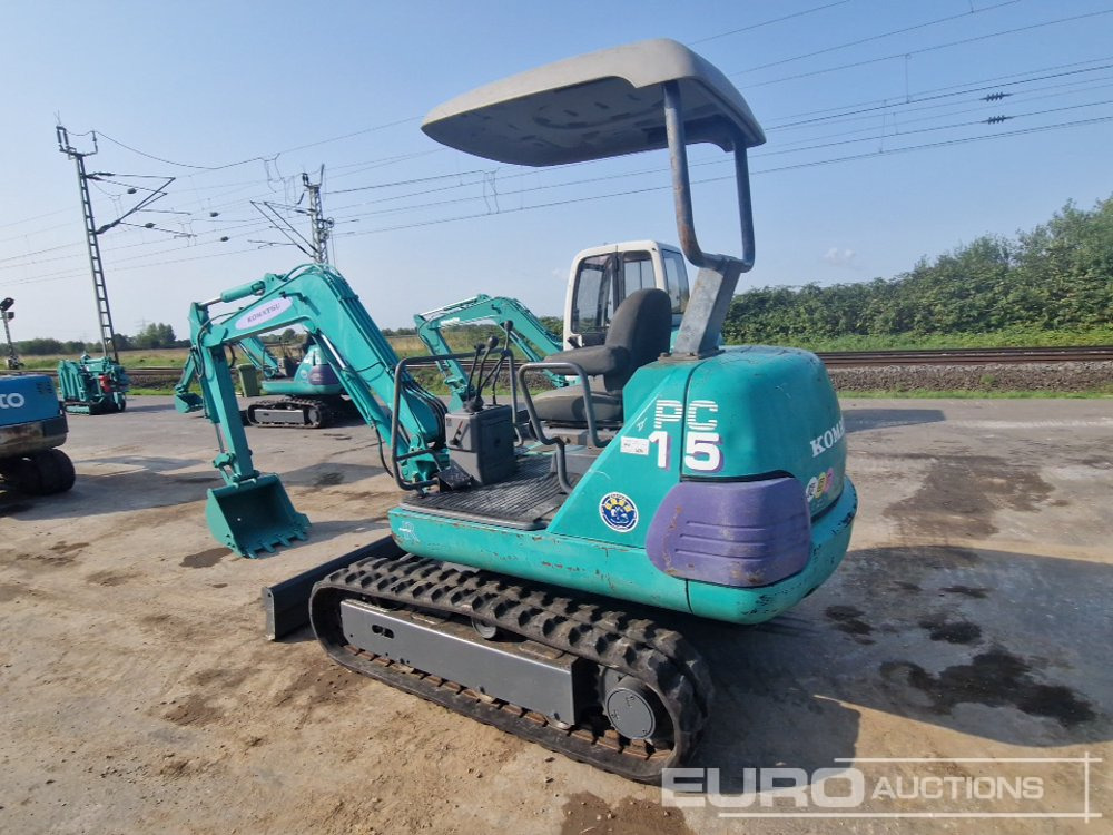 Komatsu PC15-3 - Mini rýpadlo: obrázek 3 Komatsu PC15-3 - Mini rýpadlo: obrázek 3