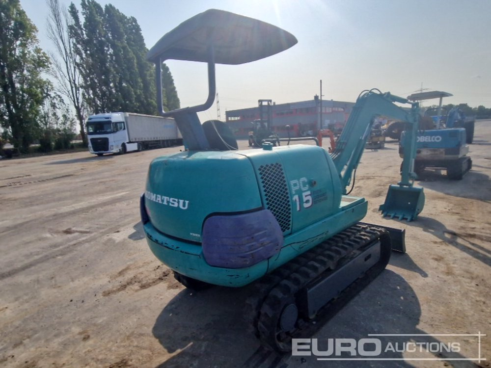 Komatsu PC15-3 - Mini rýpadlo: obrázek 5 Komatsu PC15-3 - Mini rýpadlo: obrázek 5