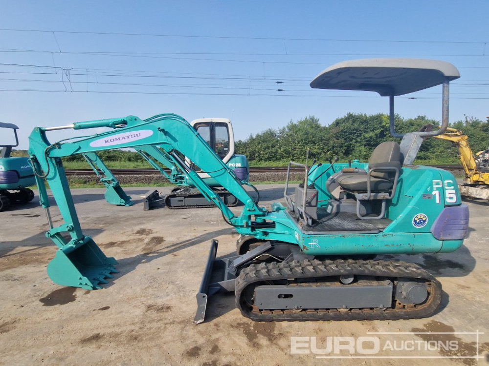Komatsu PC15-3 - Mini rýpadlo: obrázek 2 Komatsu PC15-3 - Mini rýpadlo: obrázek 2