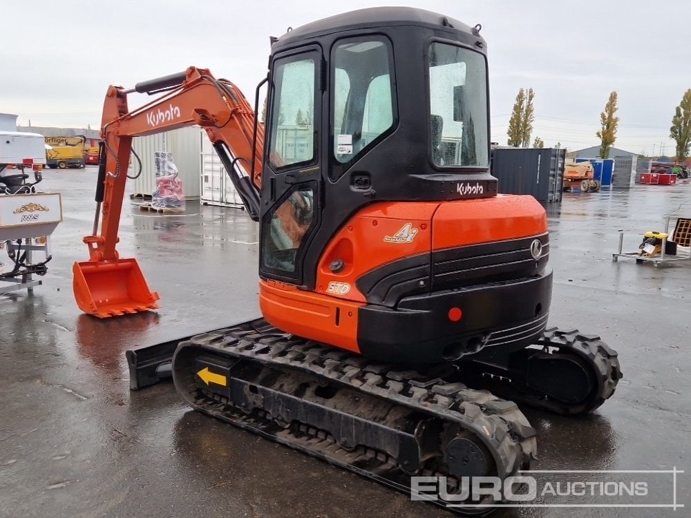 Kubota 55U - Mini rýpadlo: obrázek 3 Kubota 55U - Mini rýpadlo: obrázek 3