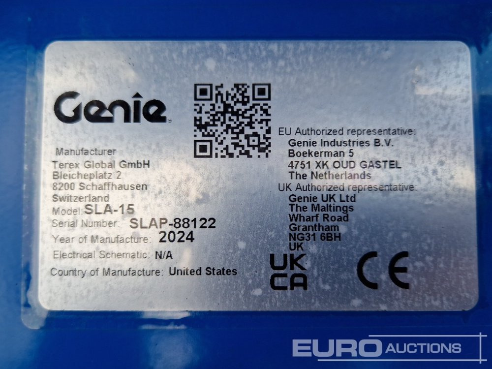 Manipulační technika Unused Genie SLA-15: obrázek 9