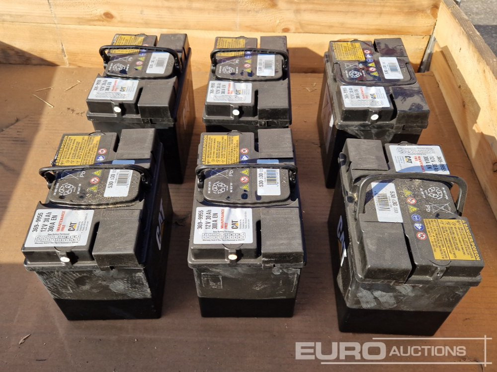 CAT 12V - 30Ah Batteries (6 of) - Náhradní díly: obrázek 1 CAT 12V - 30Ah Batteries (6 of) - Náhradní díly: obrázek 1