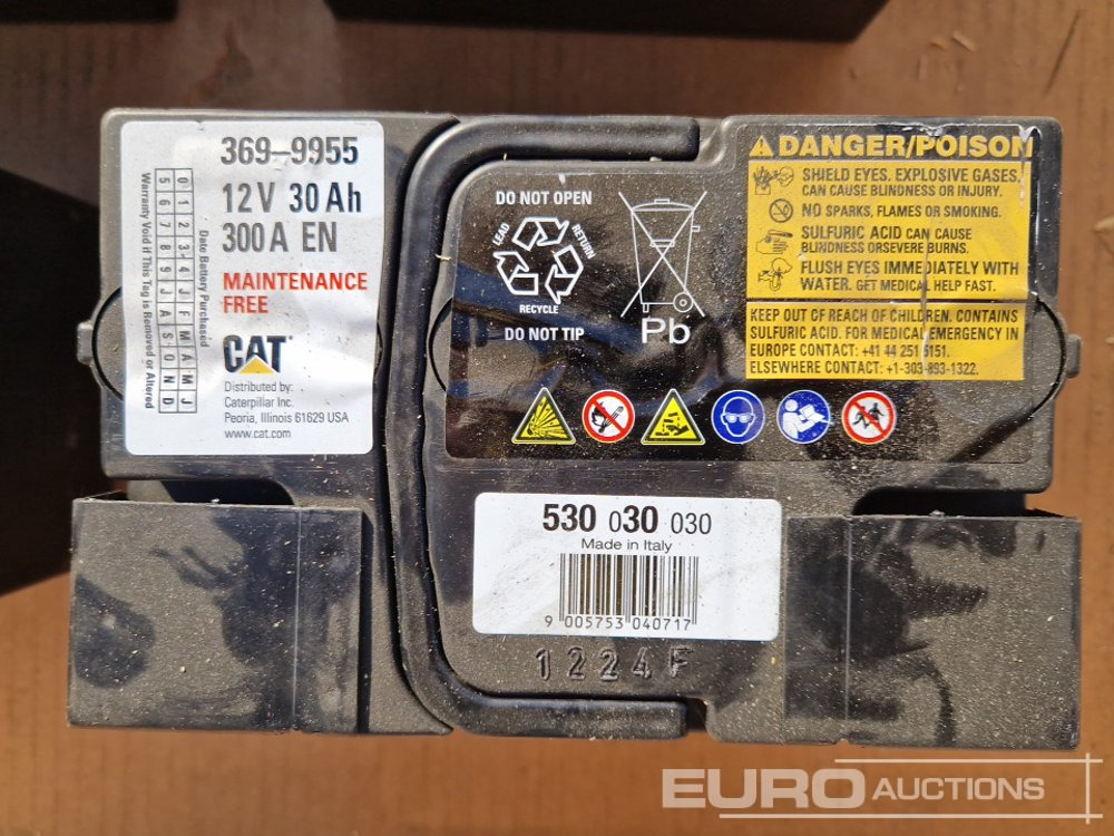 CAT 12V - 30Ah Batteries (6 of) - Náhradní díly: obrázek 4 CAT 12V - 30Ah Batteries (6 of) - Náhradní díly: obrázek 4