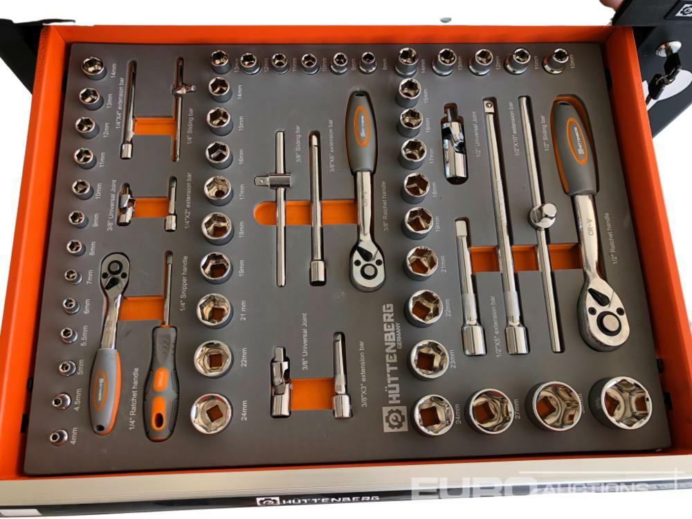 Unused Hüttenberg Tool Trolley, 6 Drawers with Tools - Vybavení garáže/ Dílny: obrázek 3 Unused Hüttenberg Tool Trolley, 6 Drawers with Tools - Vybavení garáže/ Dílny: obrázek 3