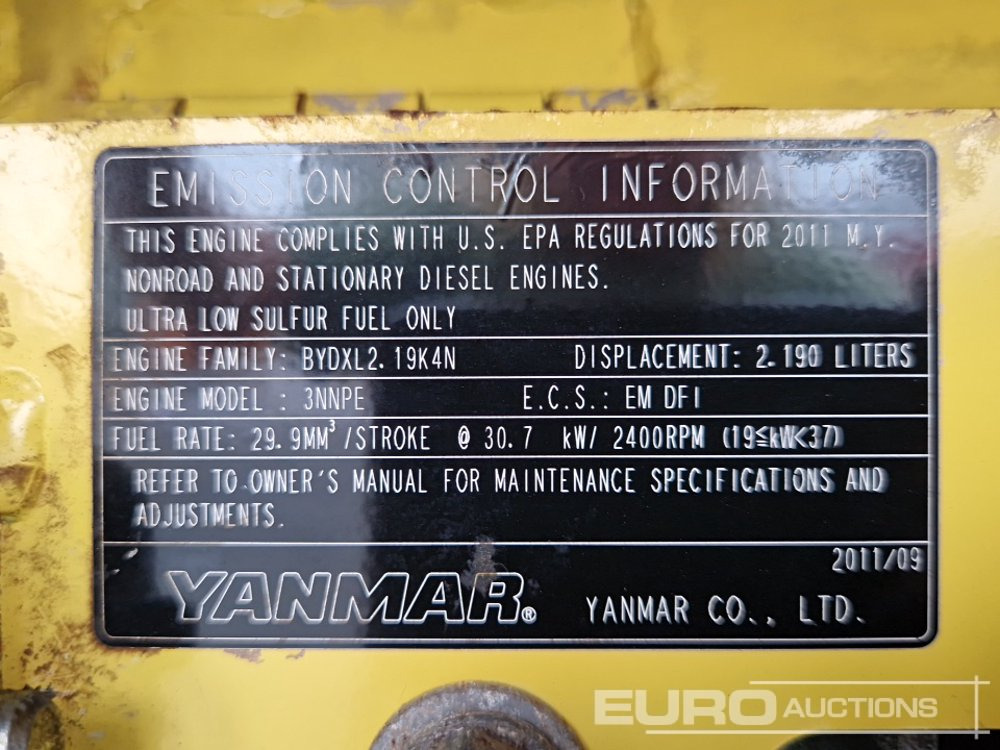 Mini rýpadlo Yanmar ViO55-5B: obrázek 14