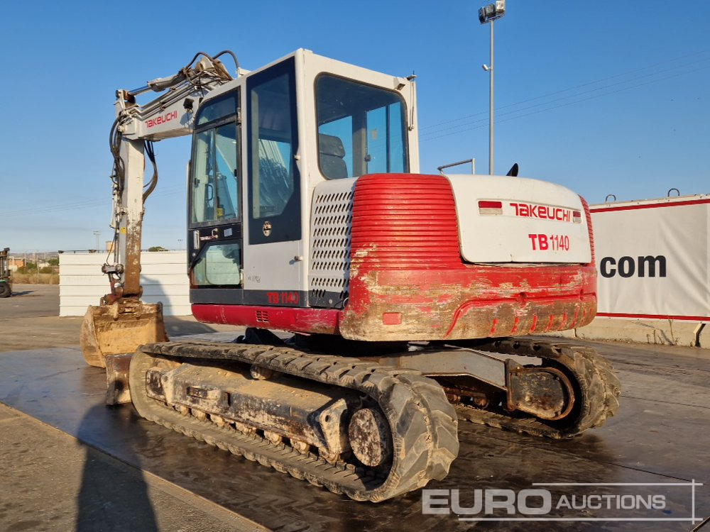 2007 Takeuchi TB1140 - Pásové rýpadlo: obrázek 3 2007 Takeuchi TB1140 - Pásové rýpadlo: obrázek 3
