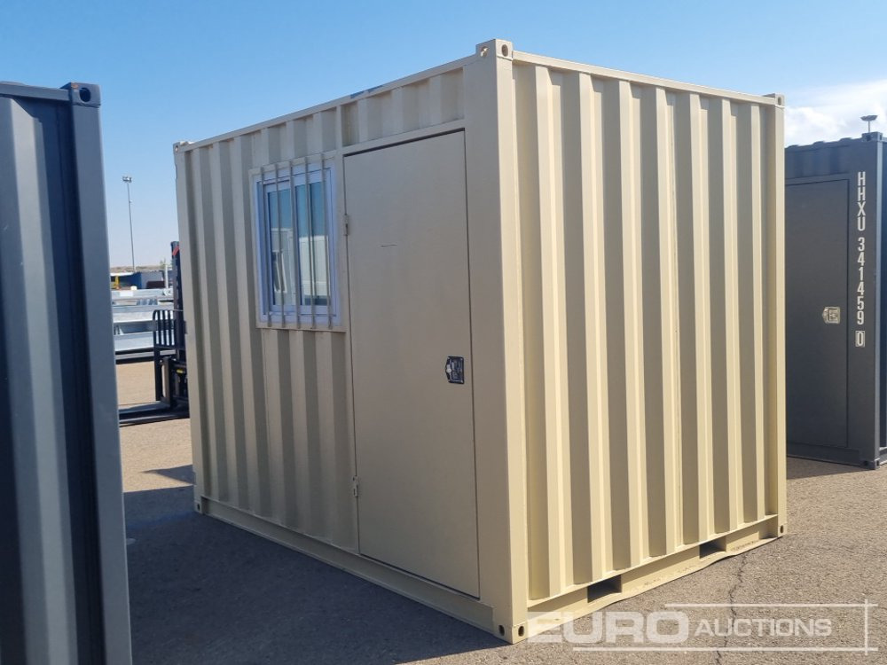 2025 10.2' Office Container, 7' 4" Wide, 8' 3" High, Single Walk Door, Lock Box, Window, Fork Pockets - Lodní kontejner: obrázek 3 2025 10.2' Office Container, 7' 4" Wide, 8' 3" High, Single Walk Door, Lock Box, Window, Fork Pockets - Lodní kontejner: obrázek 3
