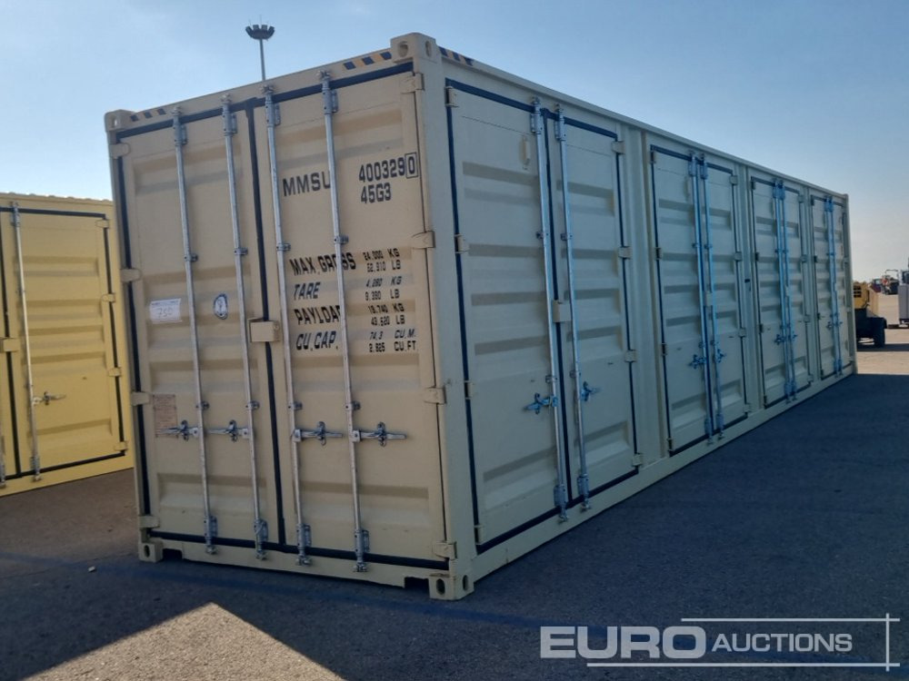 2025 40' HC Container, 8' Wide, 9' 6" High, Lock Box, Fork Pockets, Four Doors On The Side - Lodní kontejner: obrázek 2 2025 40' HC Container, 8' Wide, 9' 6" High, Lock Box, Fork Pockets, Four Doors On The Side - Lodní kontejner: obrázek 2