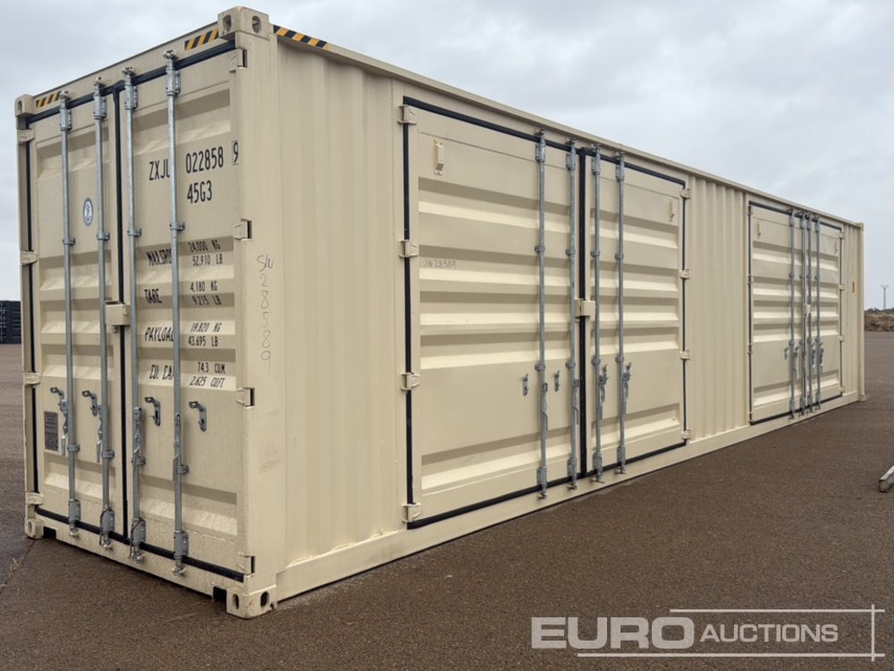 2025 40' x 8' High Cube Container, 4 Side Doors, 1 End Door - Lodní kontejner: obrázek 1 2025 40' x 8' High Cube Container, 4 Side Doors, 1 End Door - Lodní kontejner: obrázek 1