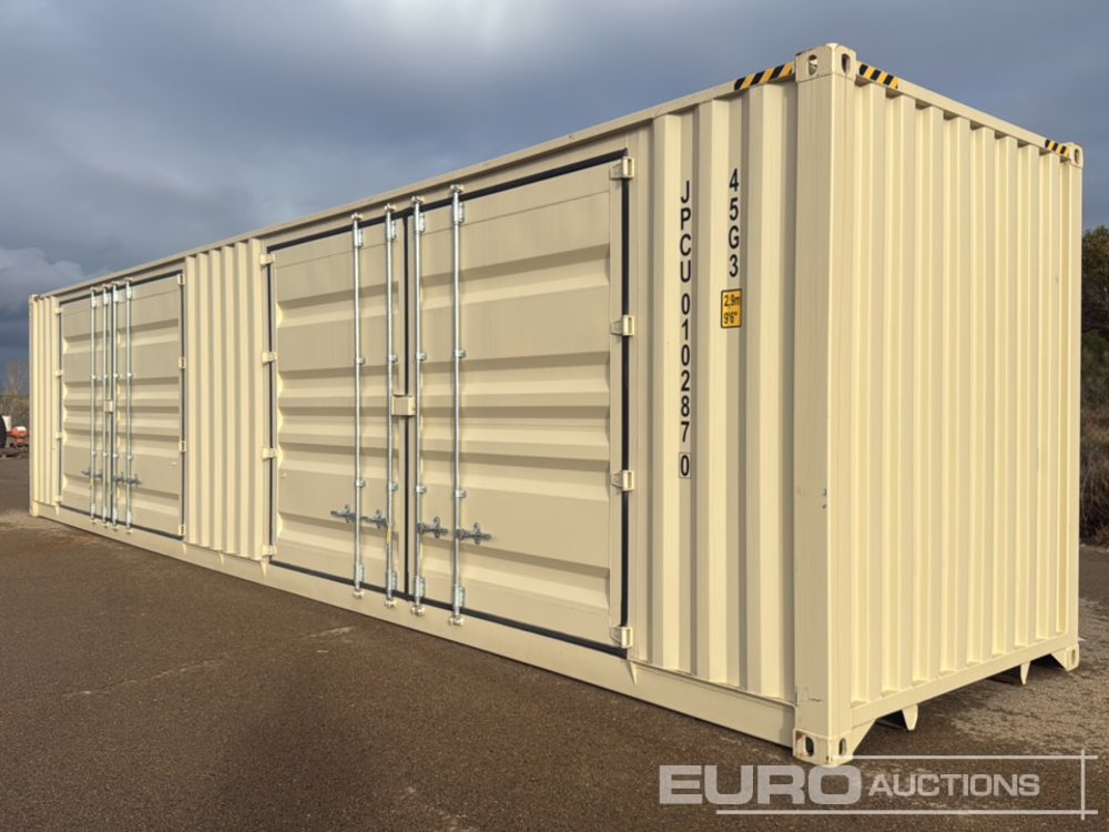2025 40' x 8' High Cube Container, 4 Side Doors, 1 End Door - Lodní kontejner: obrázek 2 2025 40' x 8' High Cube Container, 4 Side Doors, 1 End Door - Lodní kontejner: obrázek 2