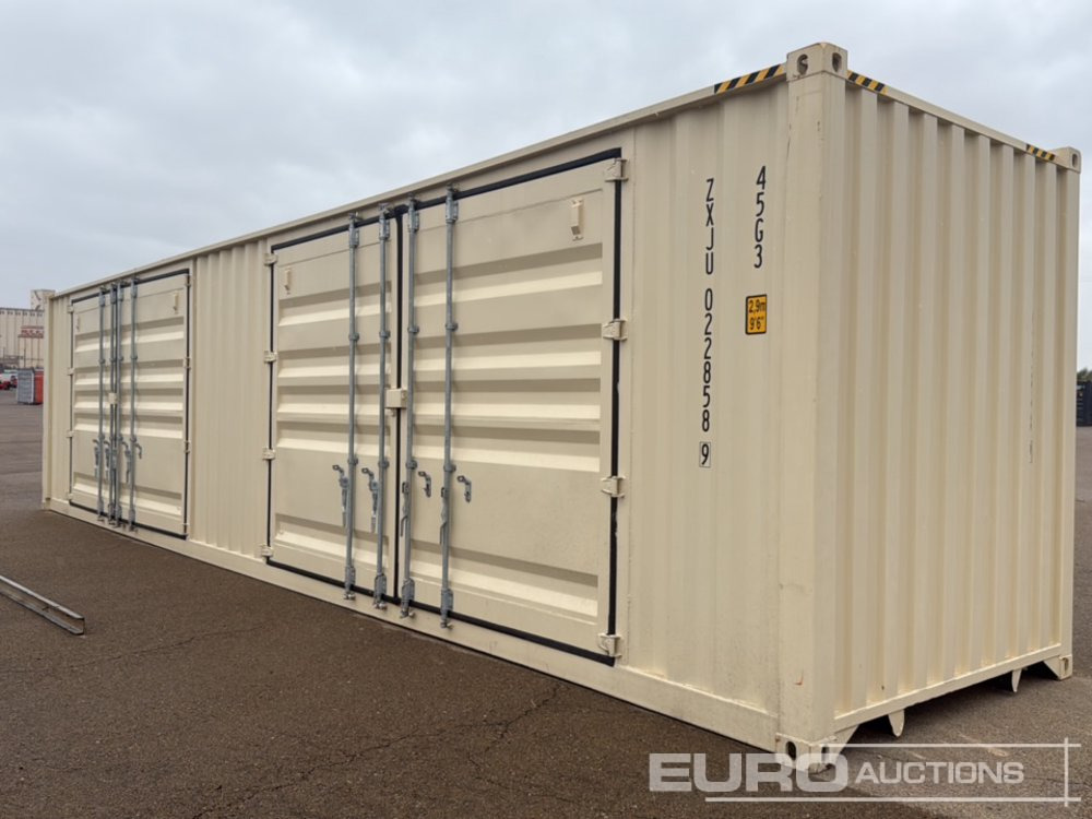 2025 40' x 8' High Cube Container, 4 Side Doors, 1 End Door - Lodní kontejner: obrázek 2 2025 40' x 8' High Cube Container, 4 Side Doors, 1 End Door - Lodní kontejner: obrázek 2
