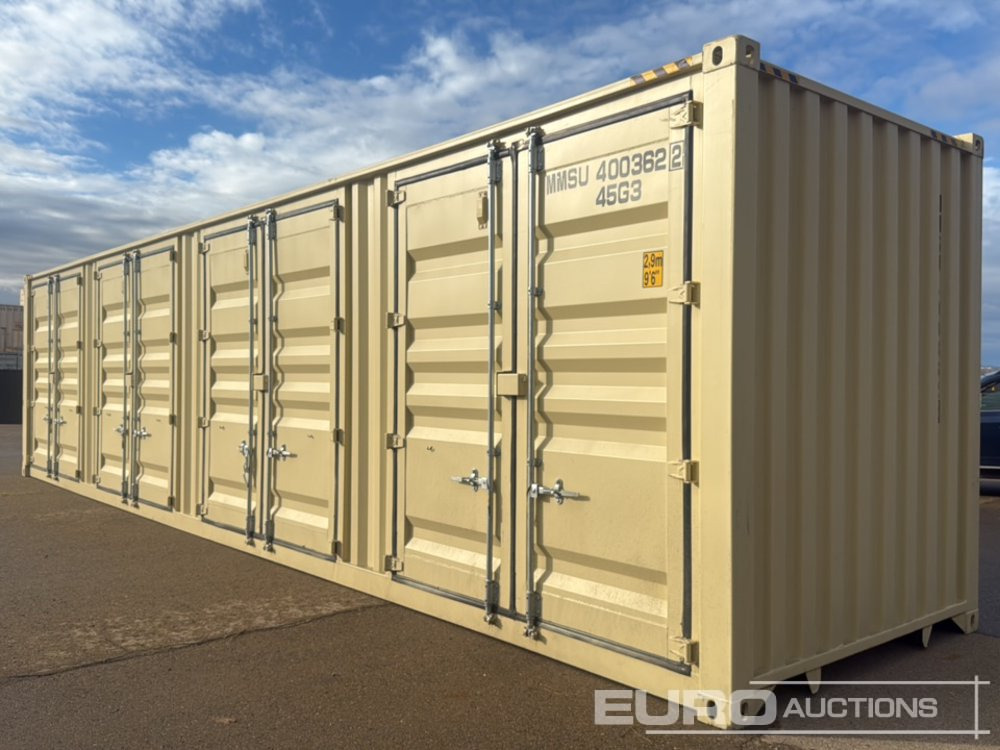 40' x 8' High Cube Container, 4 Side Doors, 1 End Door - Lodní kontejner: obrázek 2 40' x 8' High Cube Container, 4 Side Doors, 1 End Door - Lodní kontejner: obrázek 2