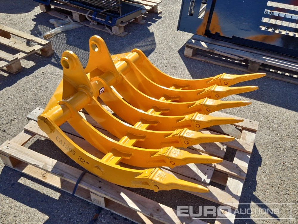 Unused 2025 Captok 32" Rake With Teeth to suit CAT 305 Excavator / Rastrillo para Excavadora CAT 305 - Lžíce: obrázek 1 Unused 2025 Captok 32" Rake With Teeth to suit CAT 305 Excavator / Rastrillo para Excavadora CAT 305 - Lžíce: obrázek 1