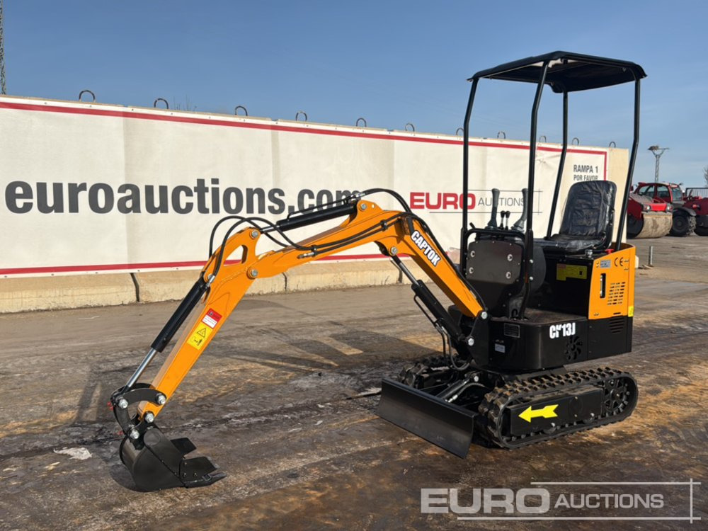 Unused 2025 Captok CK13J - Mini rýpadlo: obrázek 1 Unused 2025 Captok CK13J - Mini rýpadlo: obrázek 1