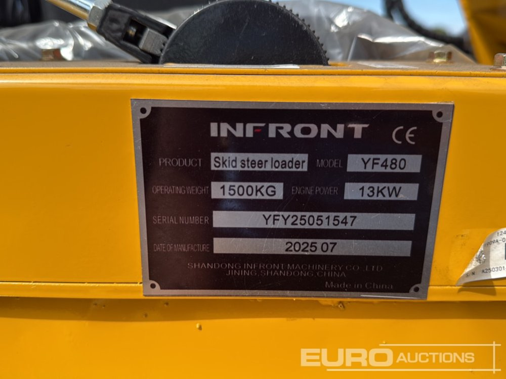 Smykový nakladač Unused 2025 Infront YF480: obrázek 28