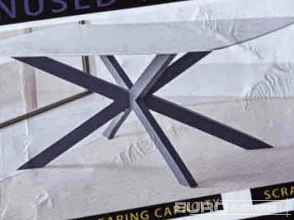 Unused 2025 KMY Industrial Table Steel-Framed Stone Dining Table, Size: 180X90CM - Stavební zařízení: obrázek 1 Unused 2025 KMY Industrial Table Steel-Framed Stone Dining Table, Size: 180X90CM - Stavební zařízení: obrázek 1