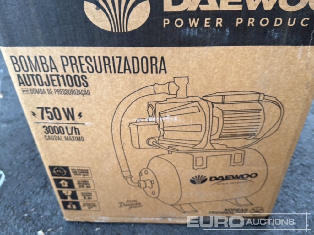 Unused Daewoo AUTOJET100S - Čerpadlo na vodu: obrázek 5 Unused Daewoo AUTOJET100S - Čerpadlo na vodu: obrázek 5