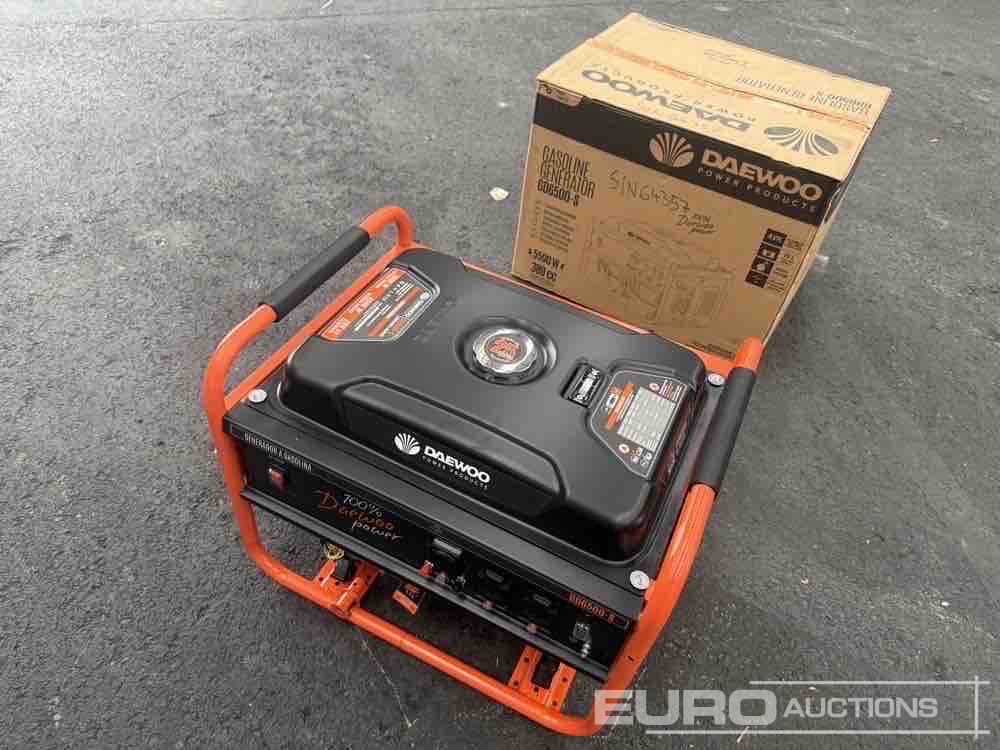 Unused Daewoo GD6500E-S - Elektrický generátor: obrázek 1 Unused Daewoo GD6500E-S - Elektrický generátor: obrázek 1