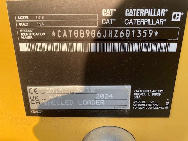 Caterpillar 906-14A - Kolový nakladač: obrázek 2 Caterpillar 906-14A - Kolový nakladač: obrázek 2