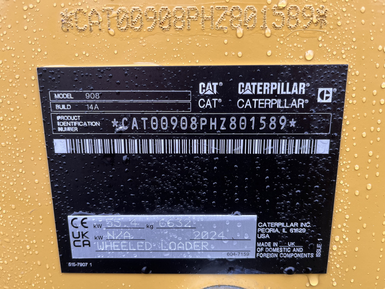 Caterpillar Radlader 908HL-14A - Kolový nakladač: obrázek 2 Caterpillar Radlader 908HL-14A - Kolový nakladač: obrázek 2