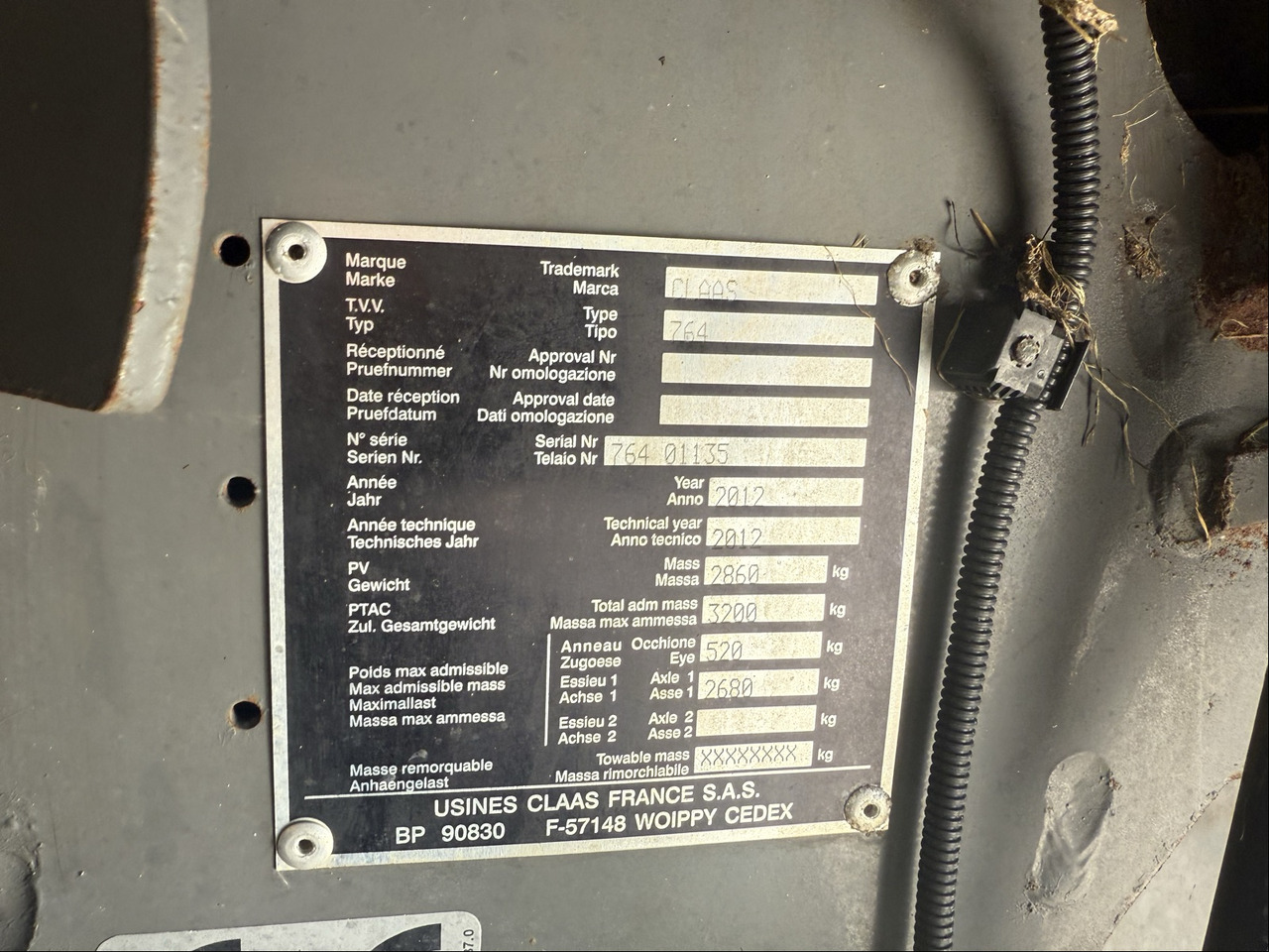 Claas Rollant 375 RC - Stroj na sklizeň pícnin: obrázek 2 Claas Rollant 375 RC - Stroj na sklizeň pícnin: obrázek 2