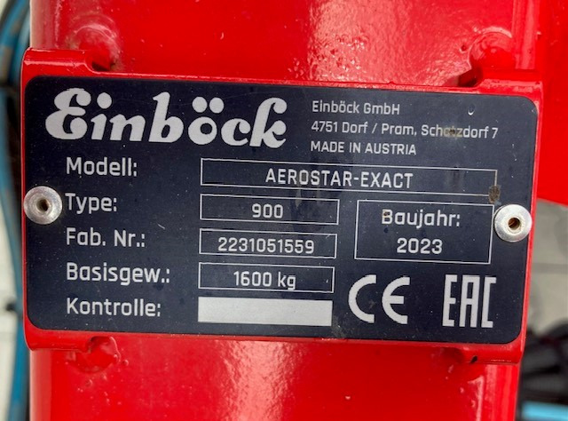 Einböck AEROSTAR-EXACT 900 - Brána: obrázek 2 Einböck AEROSTAR-EXACT 900 - Brána: obrázek 2