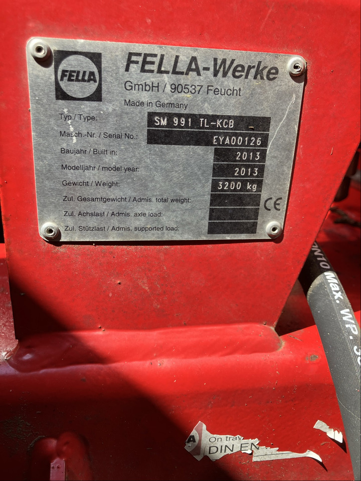 Fella SM 991 TL-KCB - Žací stroj: obrázek 4 Fella SM 991 TL-KCB - Žací stroj: obrázek 4