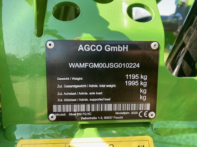 Fendt Slicer 310 FQ KC - Žací stroj: obrázek 2 Fendt Slicer 310 FQ KC - Žací stroj: obrázek 2