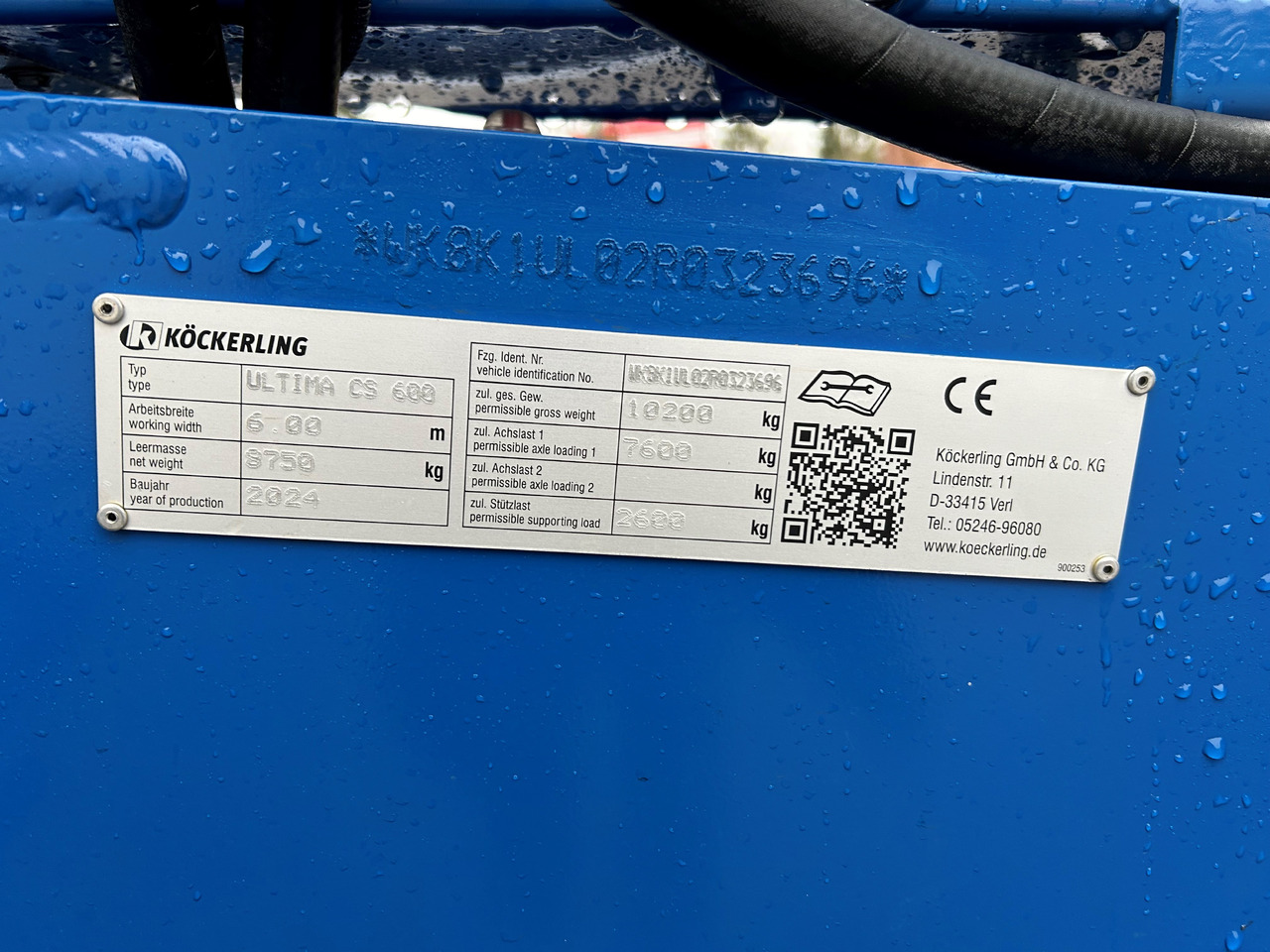 Köckerling Ultima CS 600 - Secí stroj: obrázek 3 Köckerling Ultima CS 600 - Secí stroj: obrázek 3