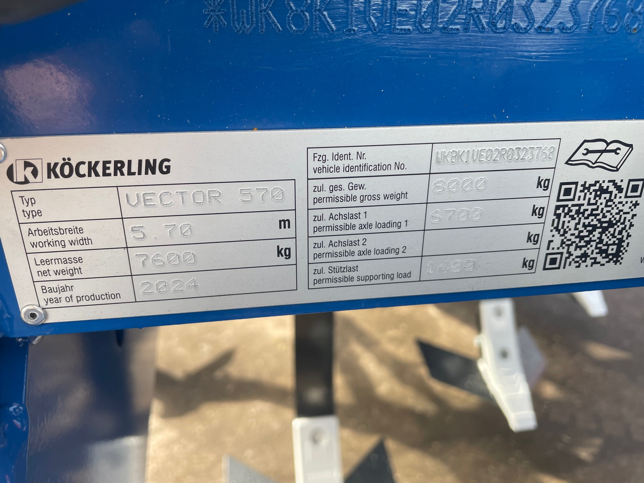 Köckerling Vector 570 - Kultivátor: obrázek 2 Köckerling Vector 570 - Kultivátor: obrázek 2