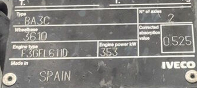 Iveco F3GFL611 CURSOR 11 - Motor pro Nákladní auto: obrázek 2 Iveco F3GFL611 CURSOR 11 - Motor pro Nákladní auto: obrázek 2
