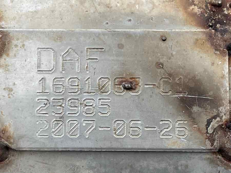 DAF EXHAUST 1691063 - Výfukový systém pro Nákladní auto: obrázek 1 DAF EXHAUST 1691063 - Výfukový systém pro Nákladní auto: obrázek 1