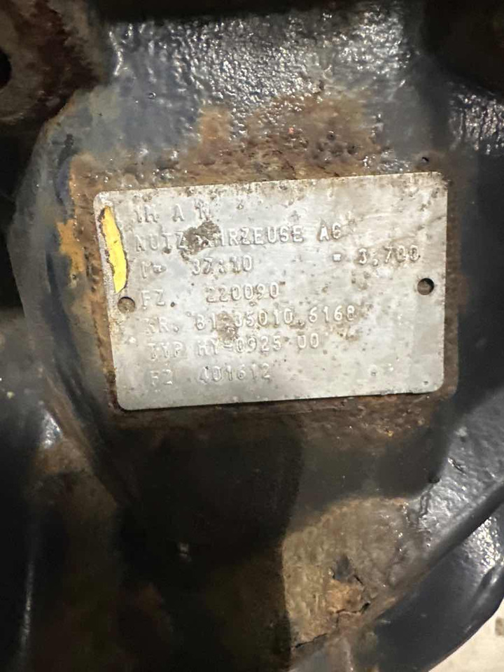 MAN DIFF HY-0925 - 3.700 // 81.35010-6168 - Diferenciál pro Nákladní auto: obrázek 2 MAN DIFF HY-0925 - 3.700 // 81.35010-6168 - Diferenciál pro Nákladní auto: obrázek 2