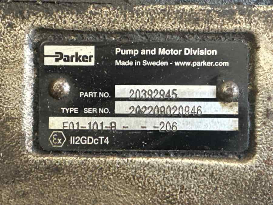 PARKER HYDRAULIC PUMP E01-101-R 20392945 - Hydraulika pro Nákladní auto: obrázek 3 PARKER HYDRAULIC PUMP E01-101-R 20392945 - Hydraulika pro Nákladní auto: obrázek 3