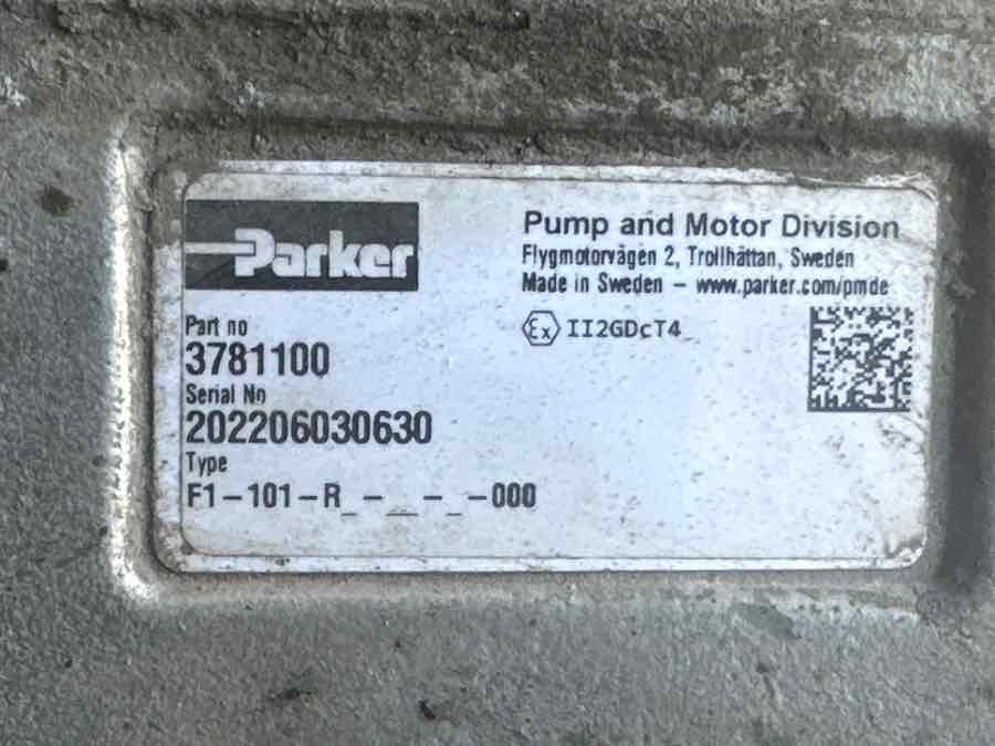 PARKER HYDRAULIK PUMP 3781100 F1-101-R - Hydraulika pro Nákladní auto: obrázek 3 PARKER HYDRAULIK PUMP 3781100 F1-101-R - Hydraulika pro Nákladní auto: obrázek 3