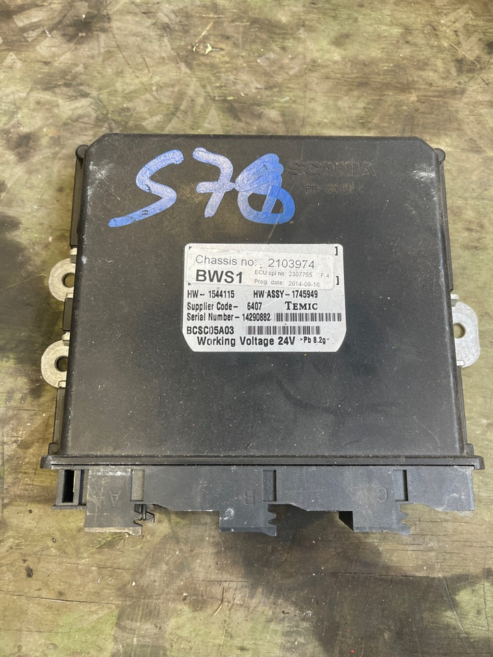 SCANIA BWS UNIT 2307755 - Elektrický systém pro Nákladní auto: obrázek 1 SCANIA BWS UNIT 2307755 - Elektrický systém pro Nákladní auto: obrázek 1