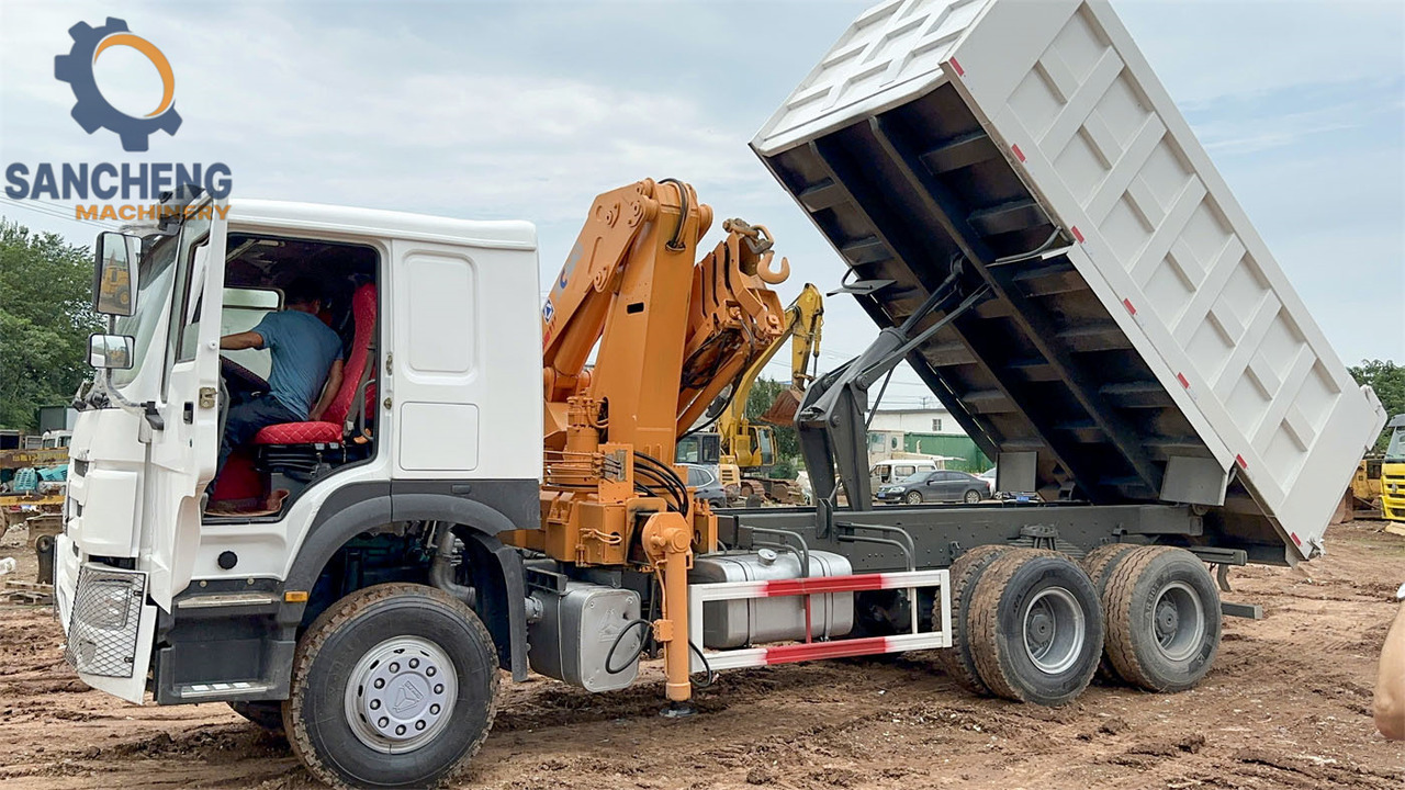 SINOTRUK Howo 371 6x4 crane truck - Auto s hydraulickou rukou: obrázek 4 SINOTRUK Howo 371 6x4 crane truck - Auto s hydraulickou rukou: obrázek 4