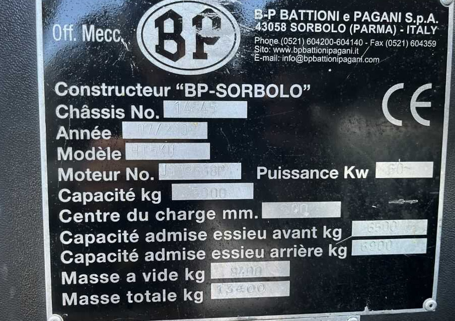 B-P Battioni e Pagani HT5KU - Boční vozík: obrázek 4 B-P Battioni e Pagani HT5KU - Boční vozík: obrázek 4