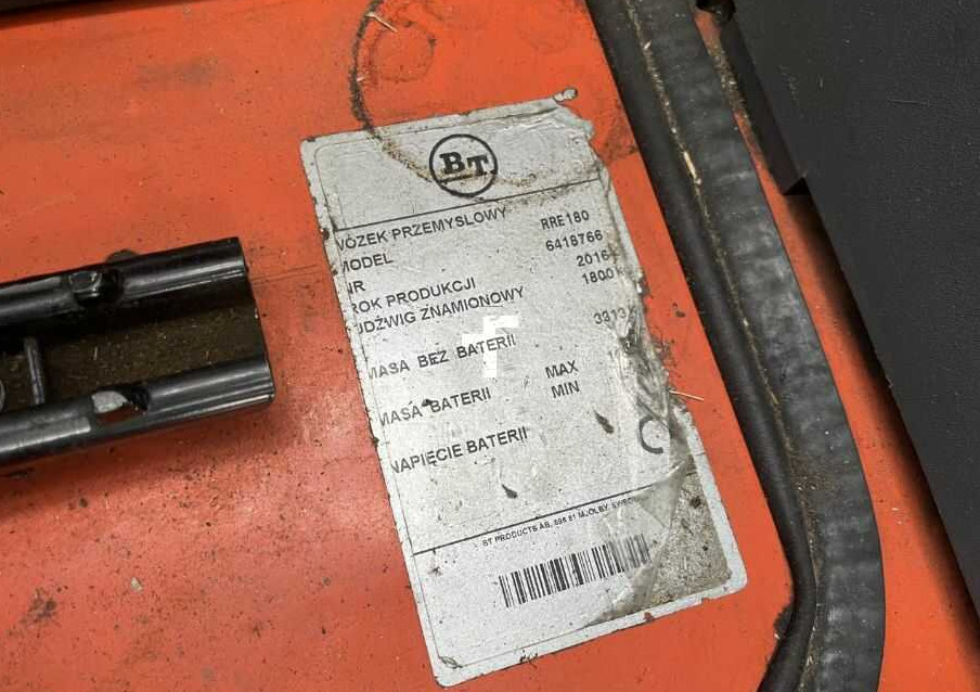 BT RRE180 - Retrak: obrázek 4 BT RRE180 - Retrak: obrázek 4